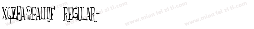 XQZhaoPaitiJF Regular字体转换